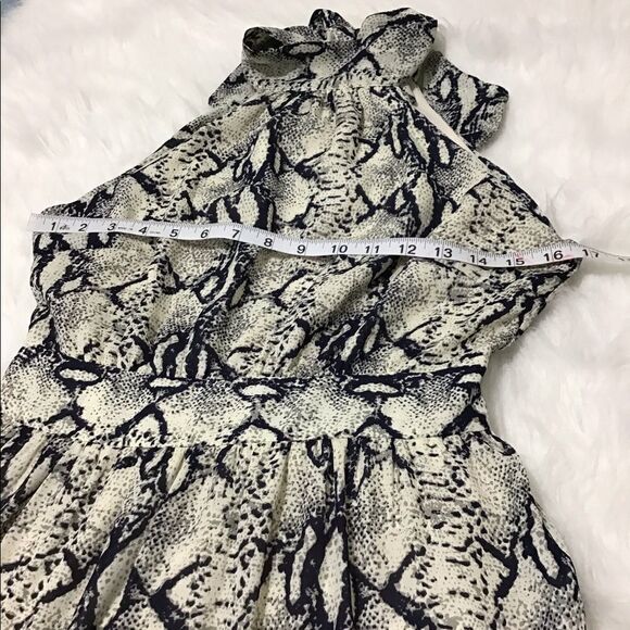 Ark Co. Snake Print Halter Maxi Dress Size S - Picture 10 of 11